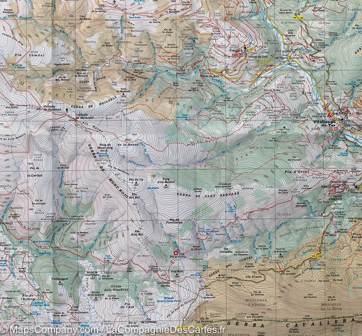 Carte de randonnée du Costabona &amp; Haute Vallée du Ter (Pyrénées Catalanes Orientales) | Alpina - La Compagnie des Cartes