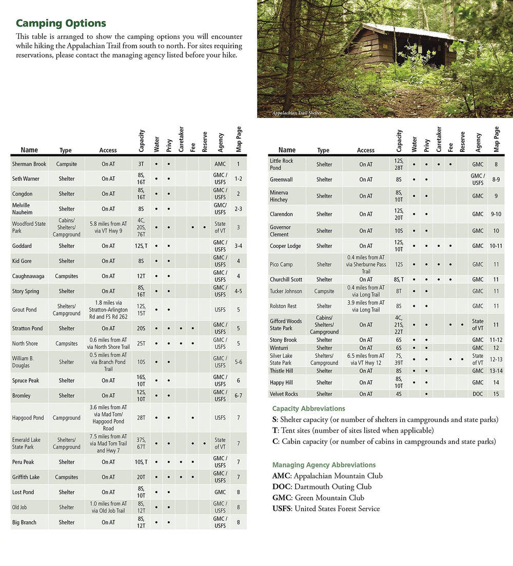 Carte de randonnée de l'Appalachian Trail - East Mountain to Hanover (Vermont) - n° 1510 | National Geographic carte pliée National Geographic 