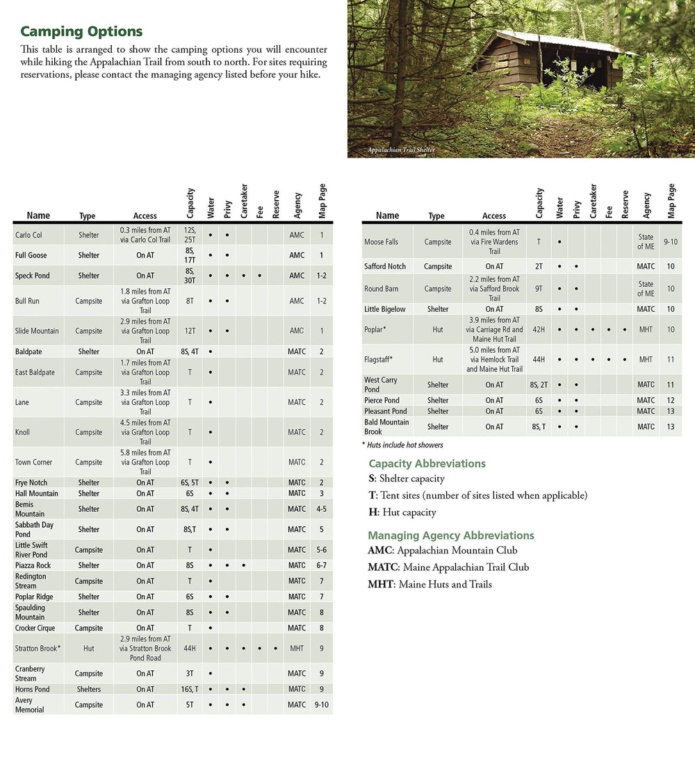 Carte de randonnée de l'Appalachian Trail - Mount Carlo to Pleasant Pond (Maine) - n° 1512 | National Geographic carte pliée National Geographic 