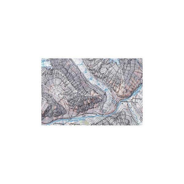 Carte de randonnée du Langthang Himal Est, Himalaya (Népal, Tibet), 0/11 | Alpenverein carte pliée Alpenverein 