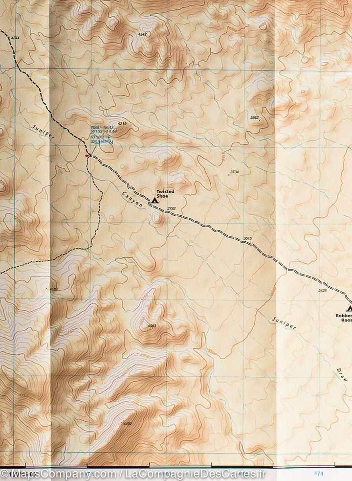 Carte de randonnée du Parc National Big Bend (Texas) | National Geographic - La Compagnie des Cartes