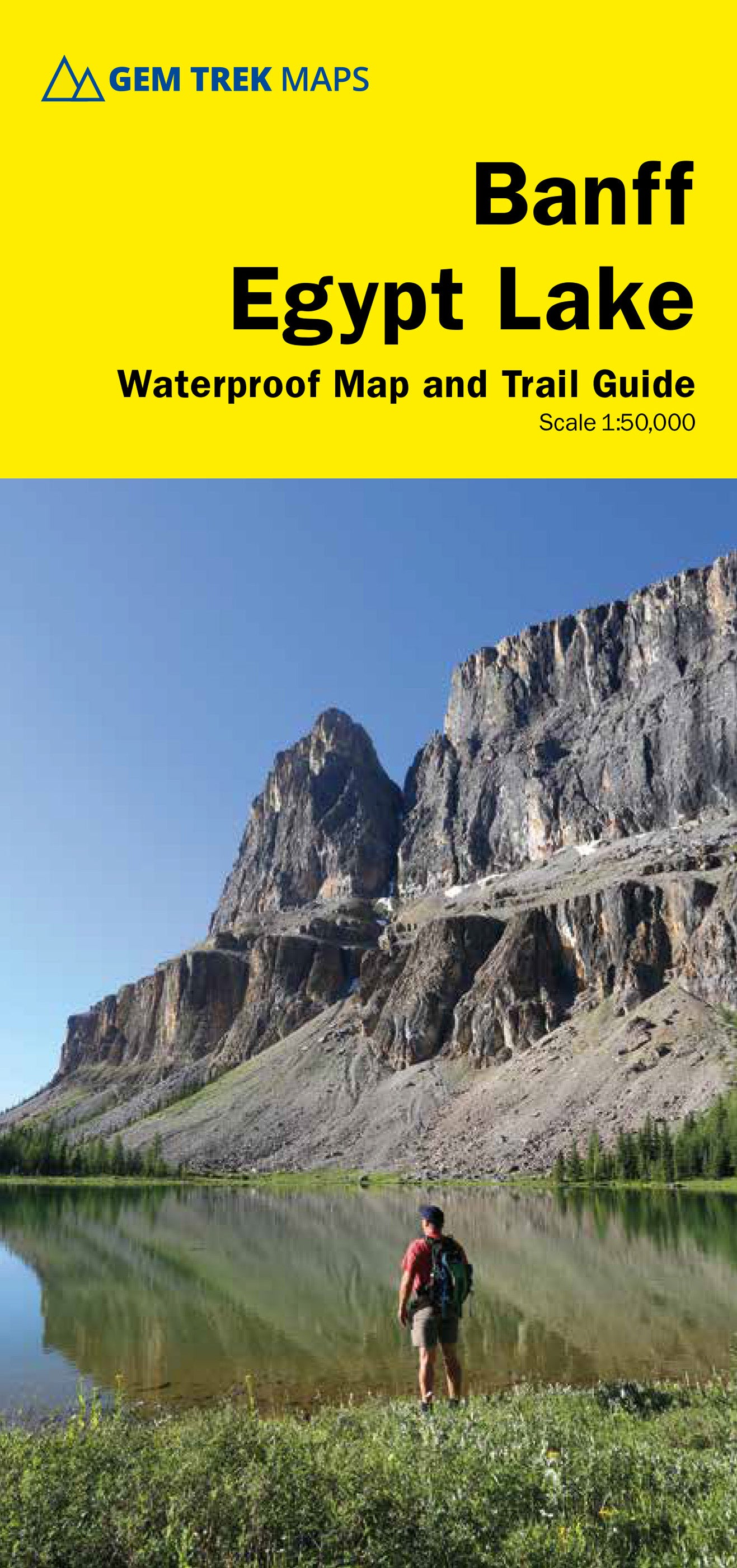 Carte de randonnée - Egypt Lake (PN Banff, Alberta, Colombie Britannique) | Gem Trek carte de randonnée Gem Trek Publishing