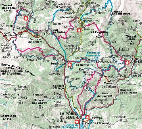 Carte de randonnée - El Cinqué Llac & guide | Alpina carte de randonnée Editorial Alpina