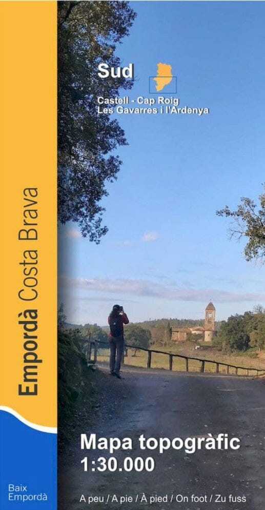 Carte de randonnée - Empordà, Costa Brava (lot de 2) | Piolet carte pliée Editorial Piolet 