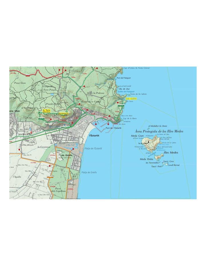 Carte de randonnée - Empordà, Costa Brava (lot de 2) | Piolet carte pliée Editorial Piolet 