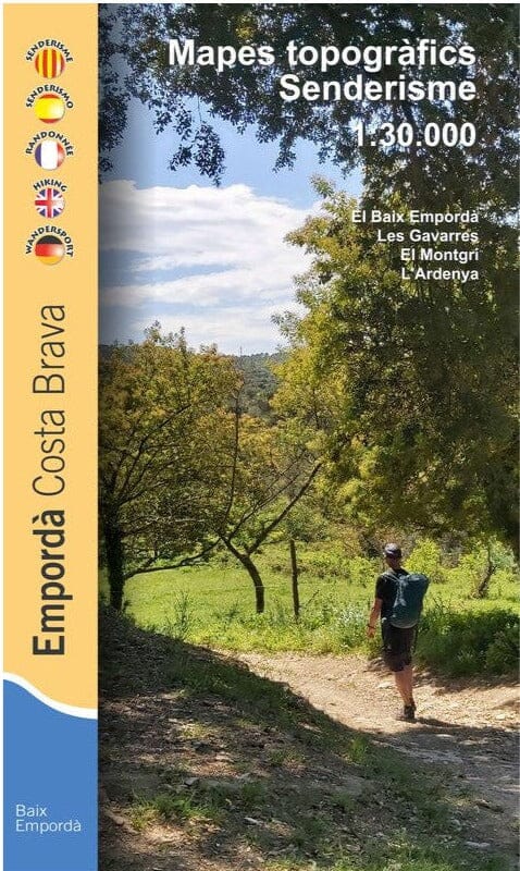 Carte de randonnée - Empordà, Costa Brava (lot de 2) | Piolet carte pliée Editorial Piolet 