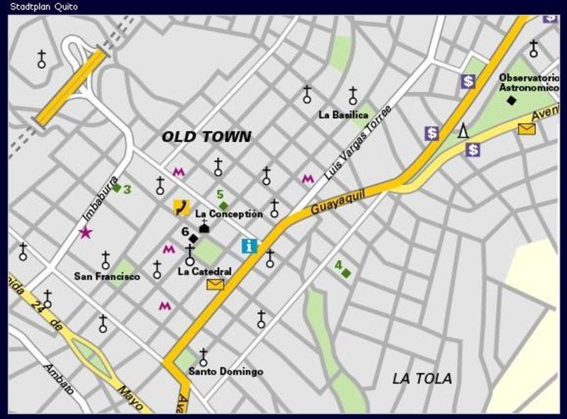 Carte de randonnée et d'escalade - Cotopaxi + Quito city | Climbing Map carte de randonnée Climbing Map