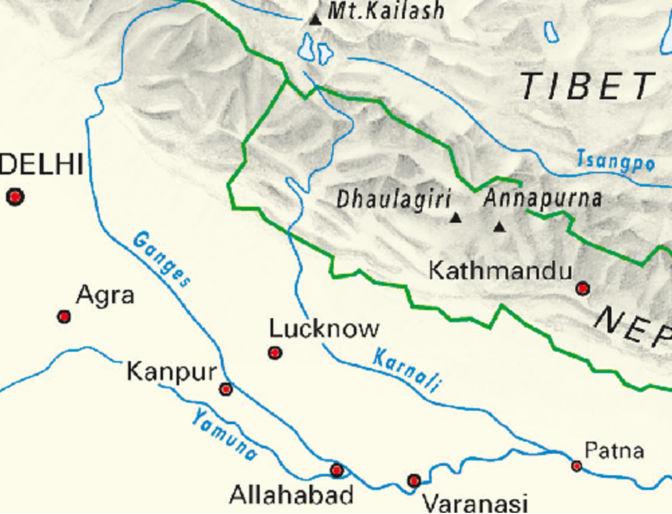 Carte de randonnée et d'escalade - Island Peak, Mera Peak (Himalaya, Népal) | Climbing Map carte de randonnée Climbing Map