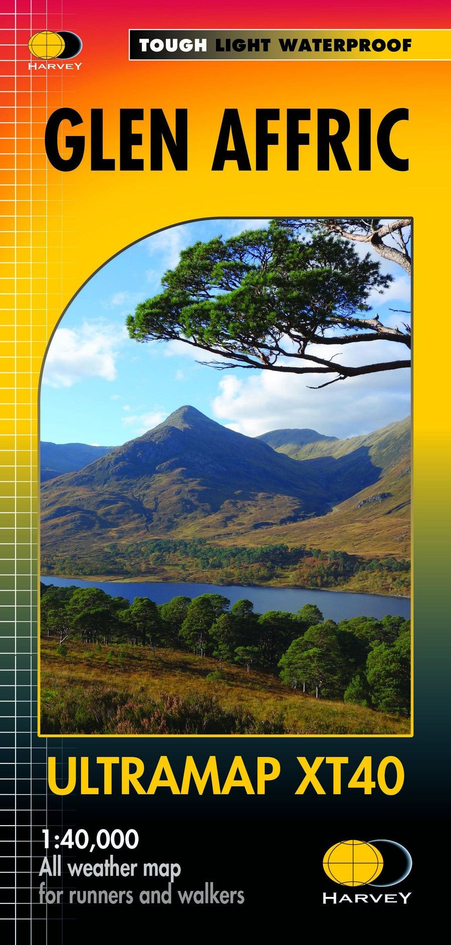 Carte de randonnée - Glen Affric XT40 | Harvey Maps - Ultramap carte pliée Harvey Maps 