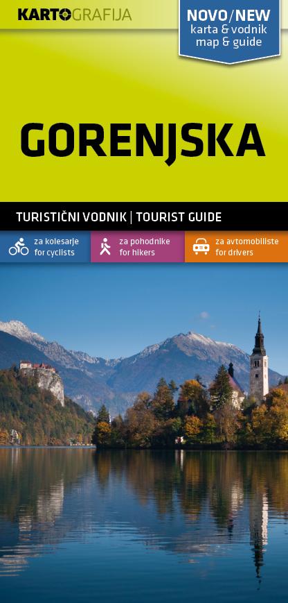 Carte de randonnée - Gorenjska (Slovénie) | Kartografija carte pliée Kartografija 