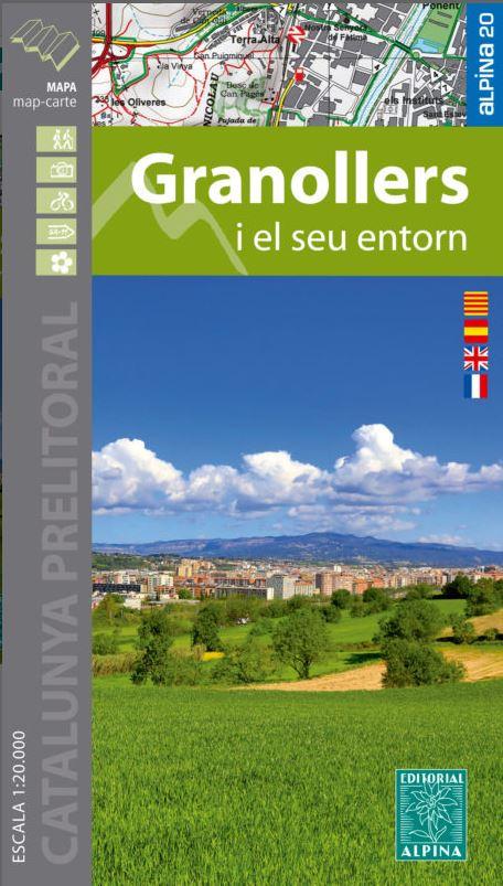 Carte de randonnée - Granollers et ses environs (Catalogne) | Alpina carte de randonnée Editorial Alpina