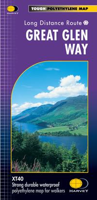 Hiking map - Great Glen Way XT40 | Harvey Maps - National Trail Maps ...