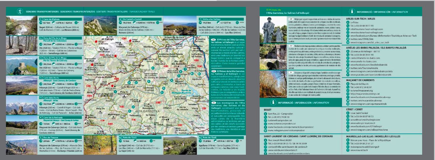 Carte de randonnée & Guide - Les Pyrénées de l’Alta Garrotxa, des Salines et du Vallespir (Pyrénées catalanes) | Alpina carte de randonnée Editorial Alpina
