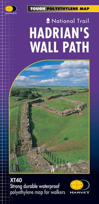 Carte de randonnée - Hadrian's Wall Path XT40 | Harvey Maps - National Trail maps carte de randonnée Harvey Maps