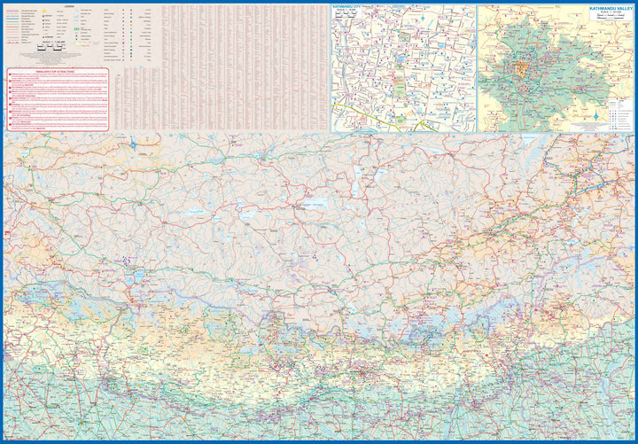 Carte de randonnée - Himalaya & Everest (Népal, Tibet) | ITM carte pliée ITM 