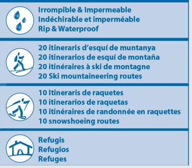 Carte de randonnée hivernale - Tossa Plana, Puigpedros (Pyrénées Catalanes) | Alpina carte de randonnée Editorial Alpina