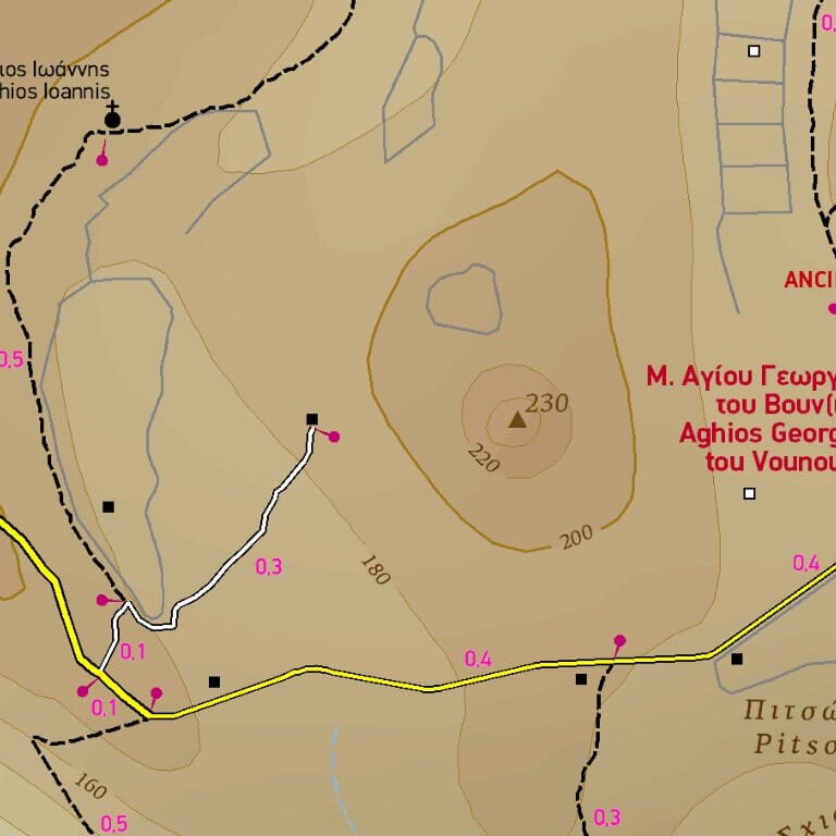 Carte de randonnée - Ile de Kastellorizo (Grèce) | Terrain Cartography carte pliée Terrain Cartography 