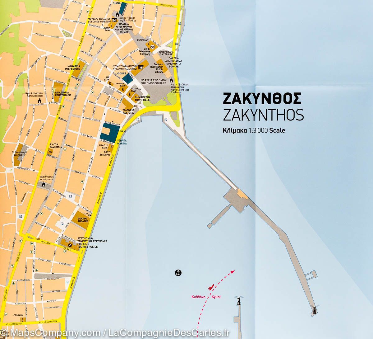 Carte de randonnée - Ile Zakynthos (Grèce) | Terrain Cartography carte de randonnée Terrain Cartography