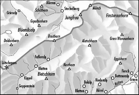 Carte de randonnée imperméable n° 264T - Jungfrau (Suisse) | Swisstopo - Excursions au 1/50 000 carte pliée Swisstopo 
