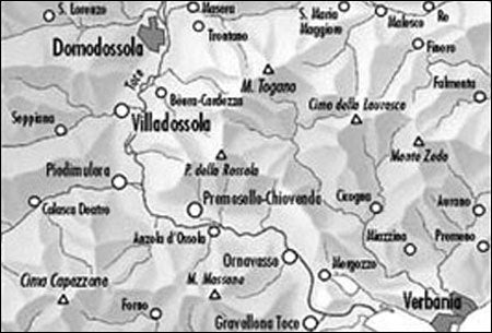 Carte de randonnée imperméable n° 285T - Domodossola (Suisse) | Swisstopo - Excursions au 1/50 000 carte de randonnée Swisstopo