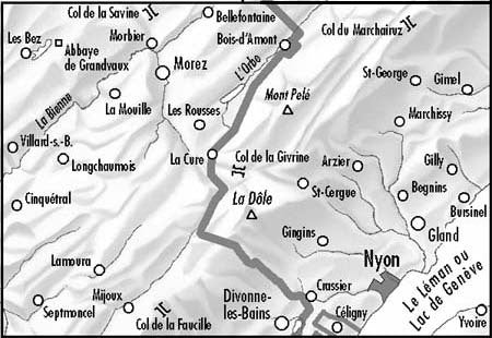 Carte de randonnée imperméable n° 460T - Col du Marchairuz (Suisse) | Swisstopo - Excursions au 1/50 000 carte de randonnée Swisstopo