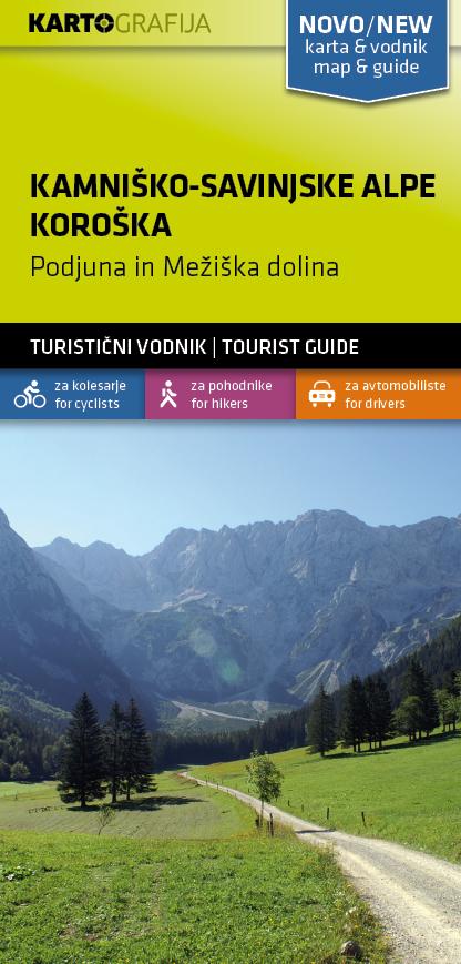 Carte de randonnée - Kamnik, Savinja Alpes (Slovénie) | Kartografija carte pliée Kartografija 