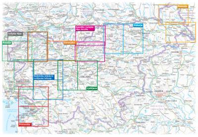 Carte de randonnée - Kamnik, Savinja Alpes (Slovénie) | Kartografija carte pliée Kartografija 