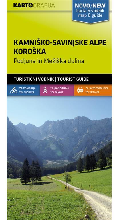 Carte de randonnée - Kamnik, Savinja Alpes (Slovénie) | Kartografija carte de randonnée Kartografija