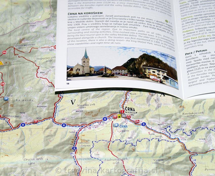 Carte de randonnée - Kamnik, Savinja Alpes (Slovénie) | Kartografija carte de randonnée Kartografija