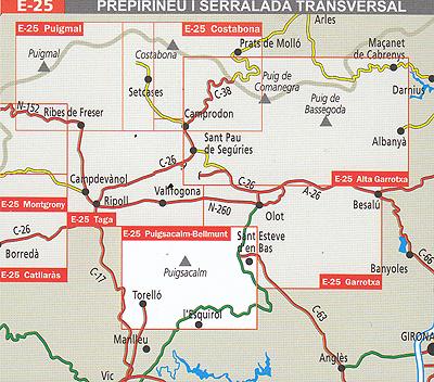 Carte de randonnée - Lluçanes, Parc Fluvial Llobregat (Catalogne) | Alpina carte de randonnée Editorial Alpina