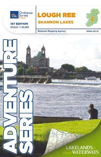 Carte de randonnée - Lough Ree, Shannon Lakes (Irlande) | Ordnance Survey - série Adventure carte pliée Ordnance Survey Ireland 