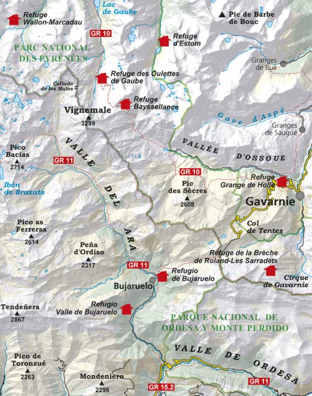 Carte de randonnée - Massif de Vignemale & Vallée de Bujaruelo (Pyrénées aragonaises) | Alpina carte de randonnée Editorial Alpina