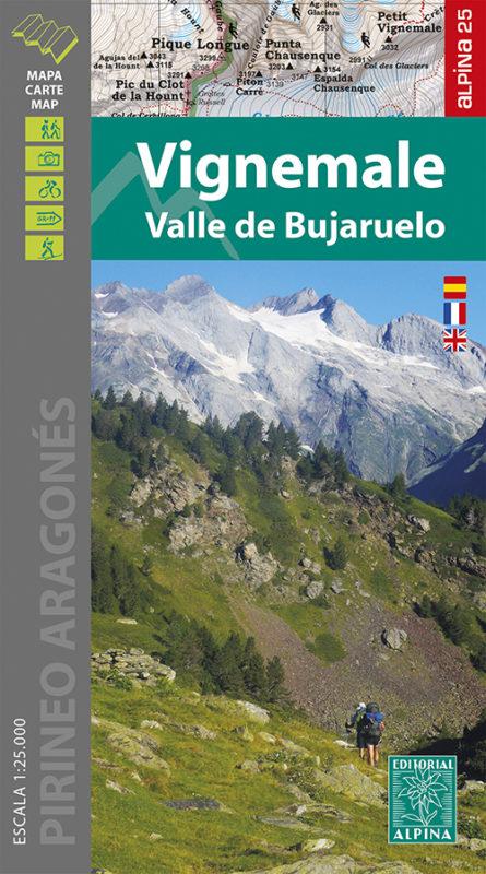 Carte de randonnée - Massif de Vignemale & Vallée de Bujaruelo (Pyrénées aragonaises) | Alpina carte de randonnée Editorial Alpina
