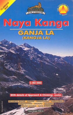 Carte de trekking - Naya Kanga (Kanga La) | Himalayan MapHouse carte de randonnée Himalayan MapHouse