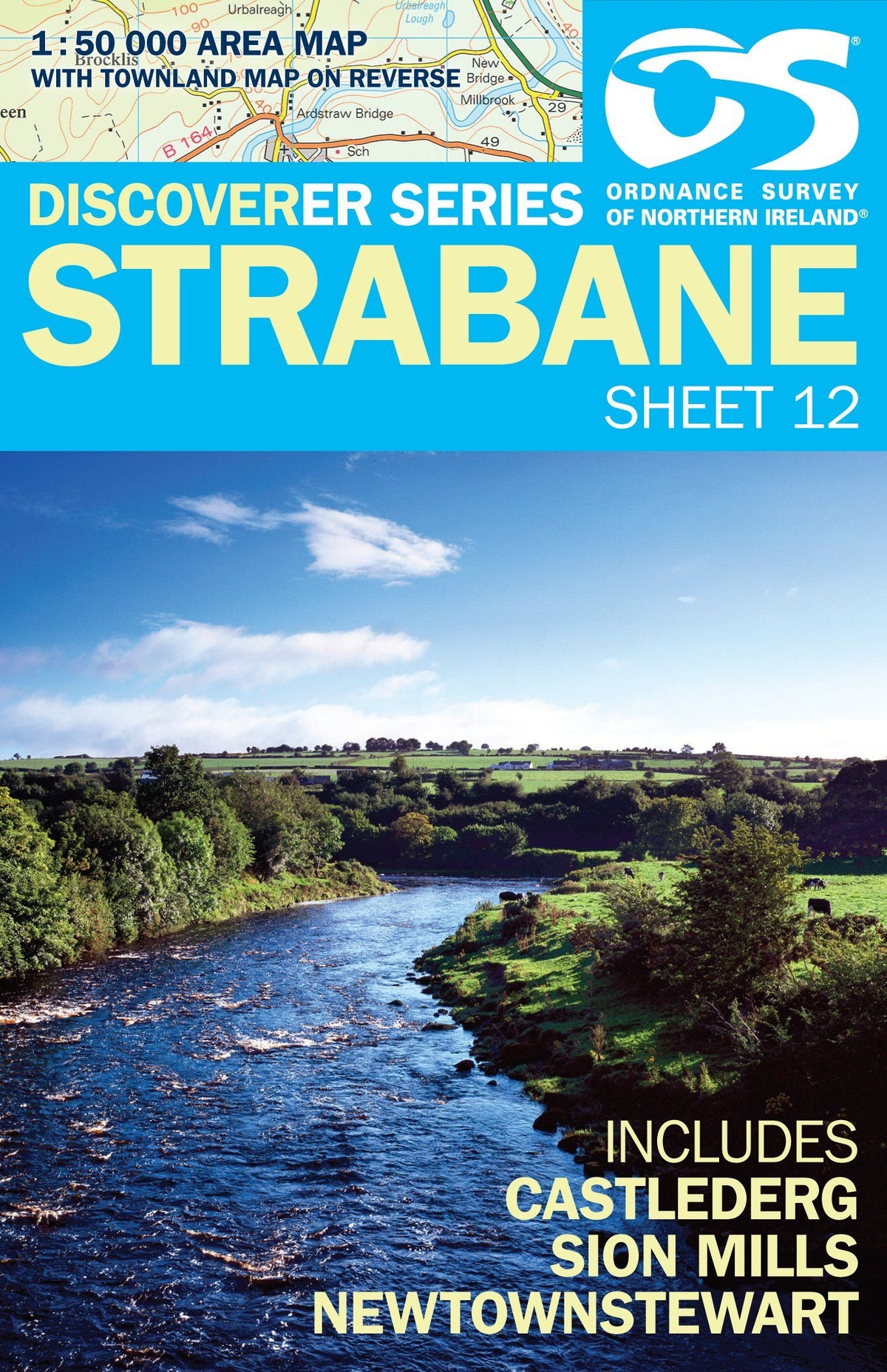 Strabane Rail Map Hiking map No. 012 - Strabane (Northern Ireland) | Ordnance Survey - D ...