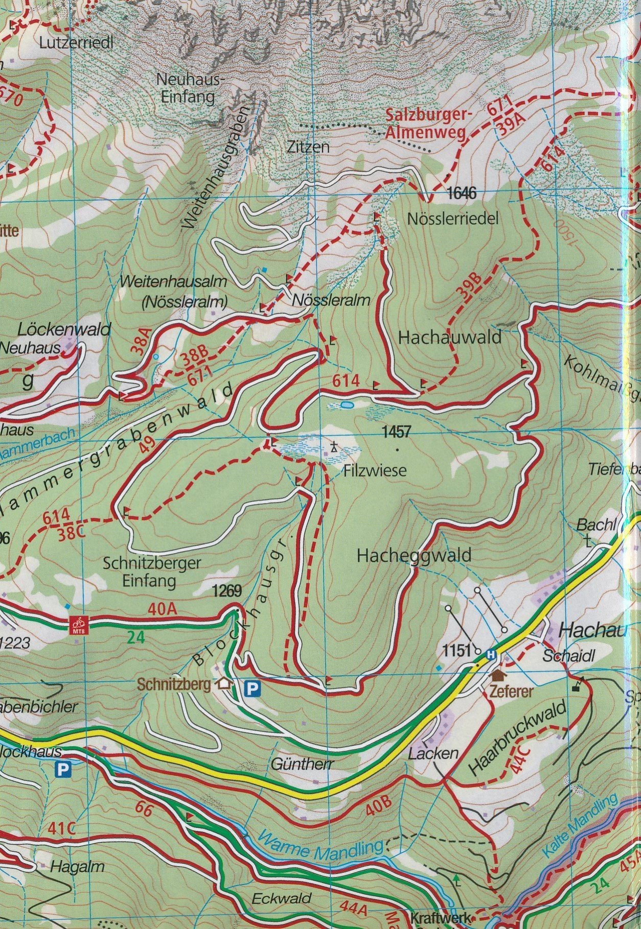 Carte de randonnée n° 037 - Mayerhofen, Tuxer, Tal-Zillergrund (Tyrol) | Kompass carte de randonnée Kompass