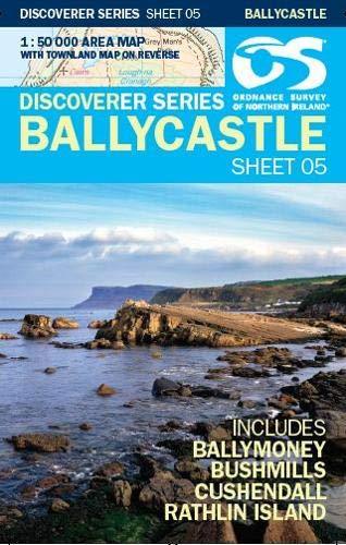 Carte de randonnée n° 05 - Ballycastle (Irlande du Nord) | Ordnance Survey - Discoverer carte pliée Ordnance Survey 
