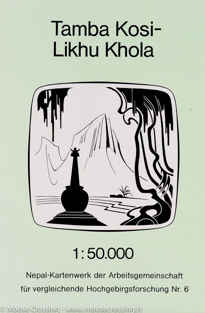 Carte de randonnée n° 06 - Tamba Kosi-Likhu Khola (Népal) | Nelles Verlag carte de randonnée Nelles Verlag