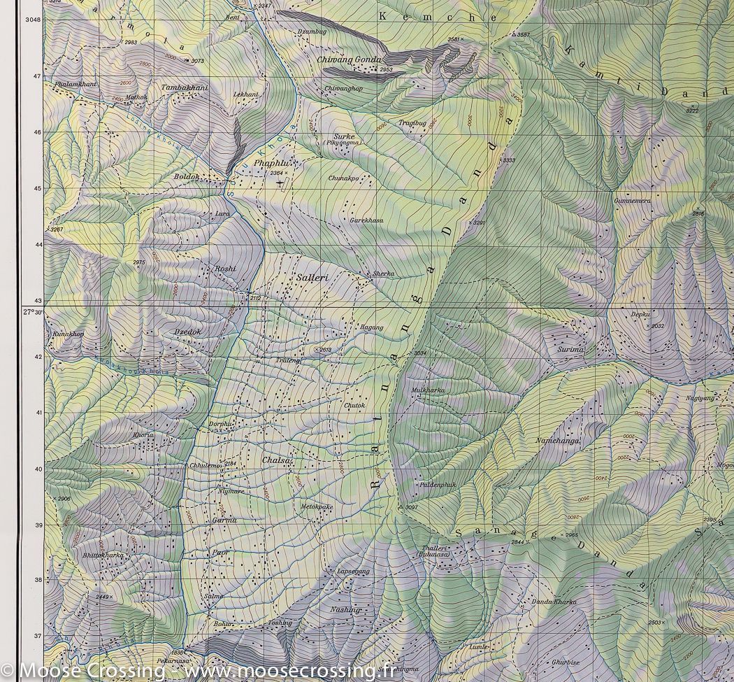 Carte de randonnée n° 07 - Dudh Kosi (Népal) | Nelles Verlag carte de randonnée Nelles Verlag