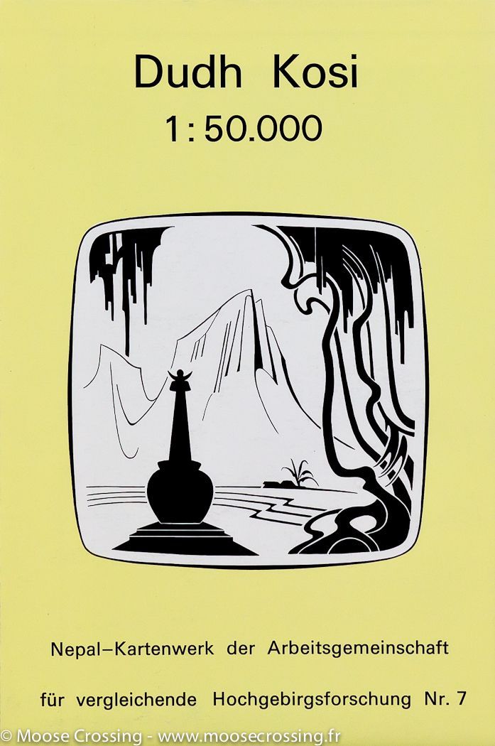 Carte de randonnée n° 07 - Dudh Kosi (Népal) | Nelles Verlag carte de randonnée Nelles Verlag