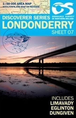 Carte de randonnée n° 07 - Londonderry (Irlande du Nord) | Ordnance Survey - Discoverer carte pliée Ordnance Survey 