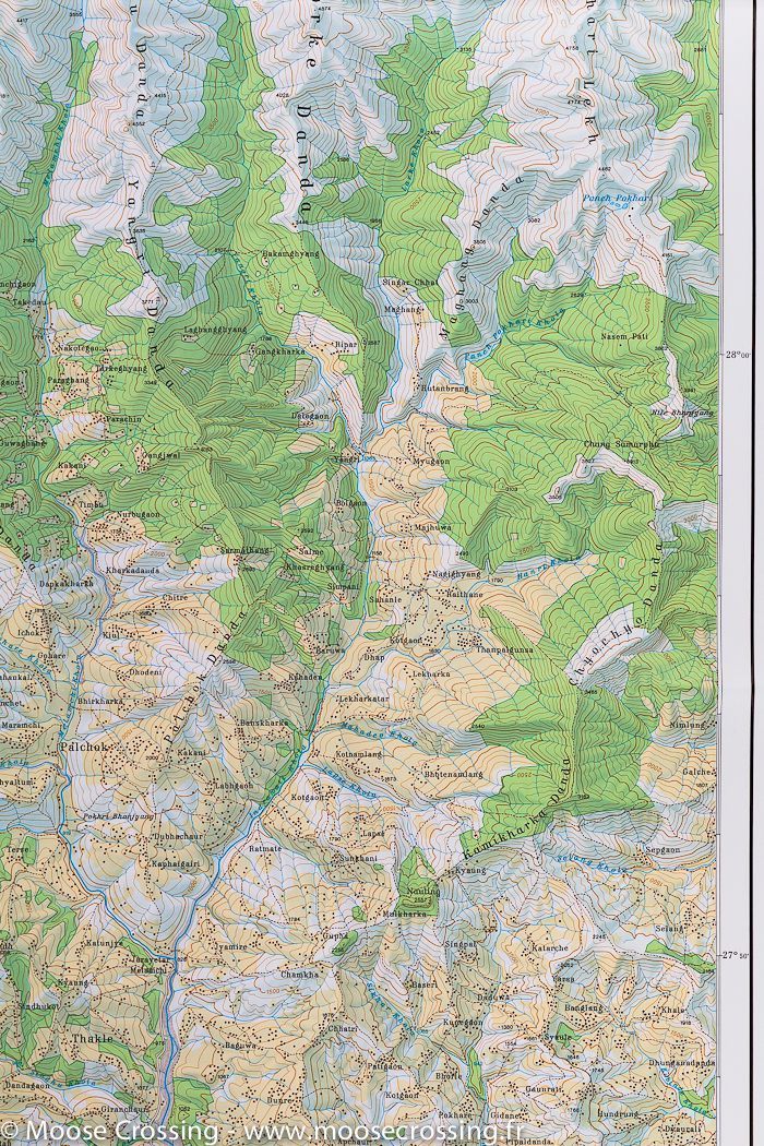 Carte de randonnée n° 08 - Helambu-Langtang (Népal) | Nelles Verlag carte de randonnée Nelles Verlag