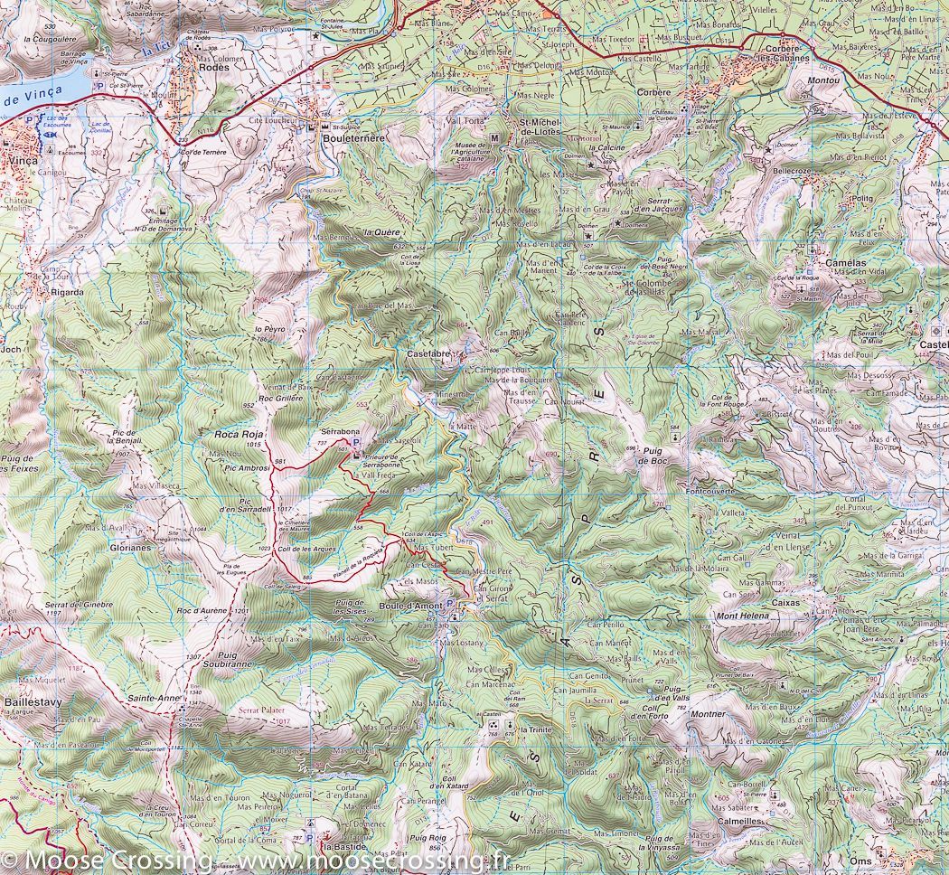 Carte de randonnée n° 10 - Canigou, Garrotxa (Pyrénées) | Rando Editions carte de randonnée Rando Editions