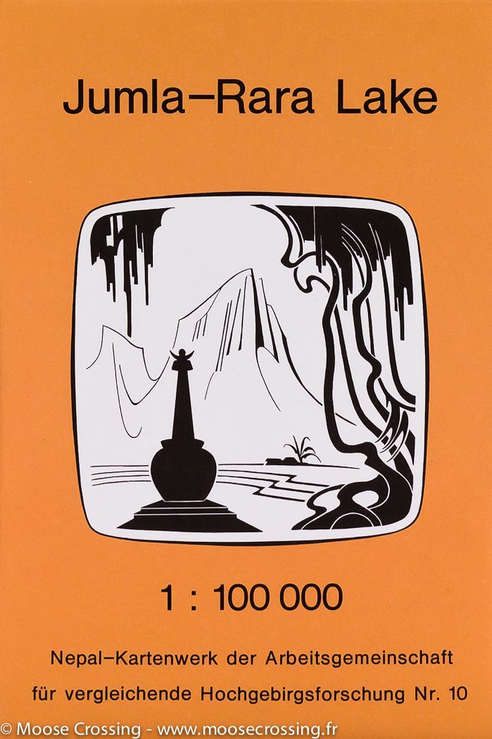Carte de randonnée n° 10 - Jumla & Lac Rara (Népal) | Nelles Verlag carte pliée Nelles Verlag 