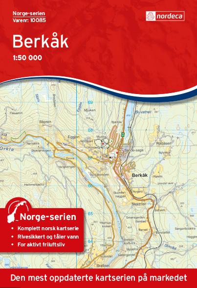 Carte de randonnée n° 10085 - Storen (Norvège) | Nordeca - Norge-serien carte de randonnée Nordeca