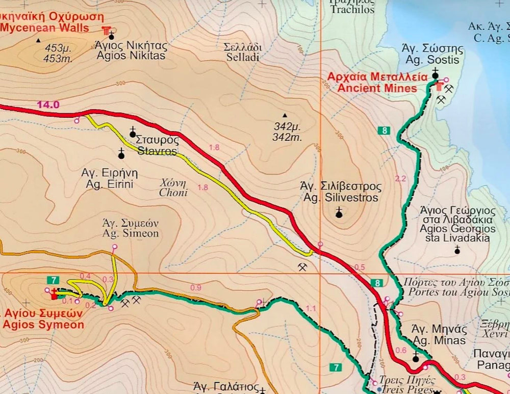 Carte de randonnée n° 109 - Sifnos | Road Editions carte pliée Road Editions 