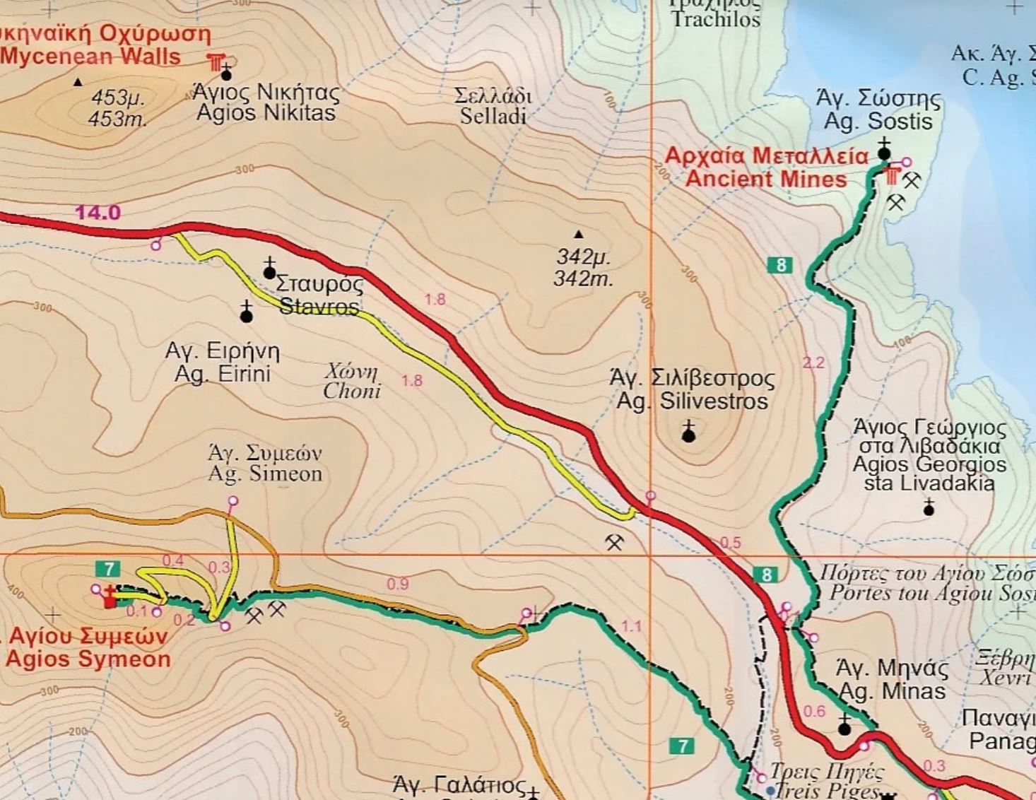 Carte de randonnée n° 109 - Sifnos | Road Editions carte de randonnée Road Editions