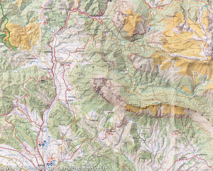 Carte de randonnée n° 13 - Aneto et Posets (Pyrénées, Espagne) | Rando Editions carte pliée Rando Editions 