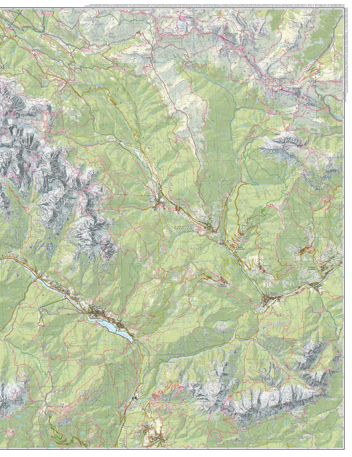 Carte de randonnée n° 17 - Dolomiti di Auronzo e del Comelico (Dolomites, Italie) | Tabacco carte pliée Tabacco 