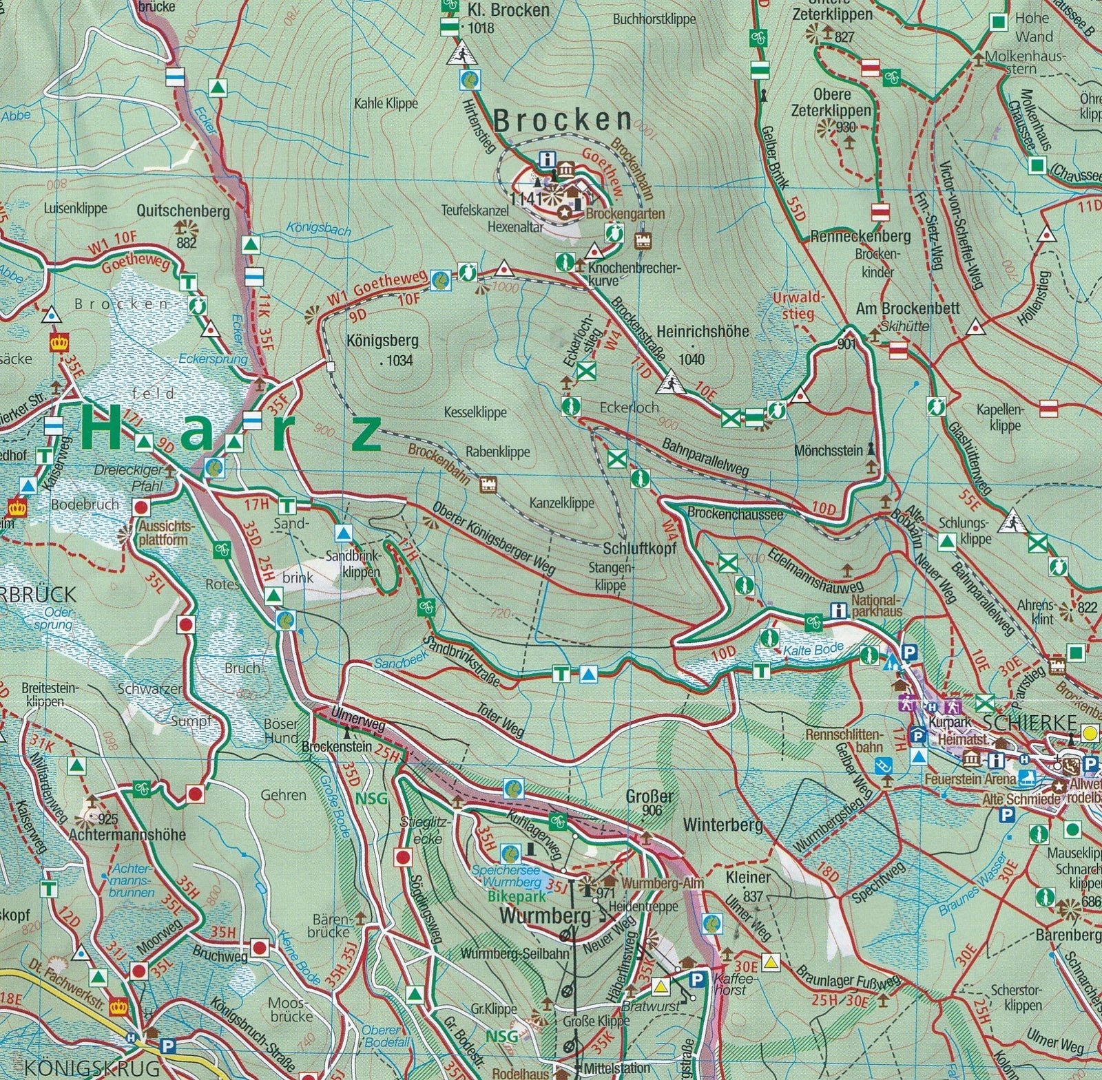 Carte de randonnée n° 2087 - Monts des Géants / Krkonoše | Kompass - 1:50 000 carte de randonnée Kompass